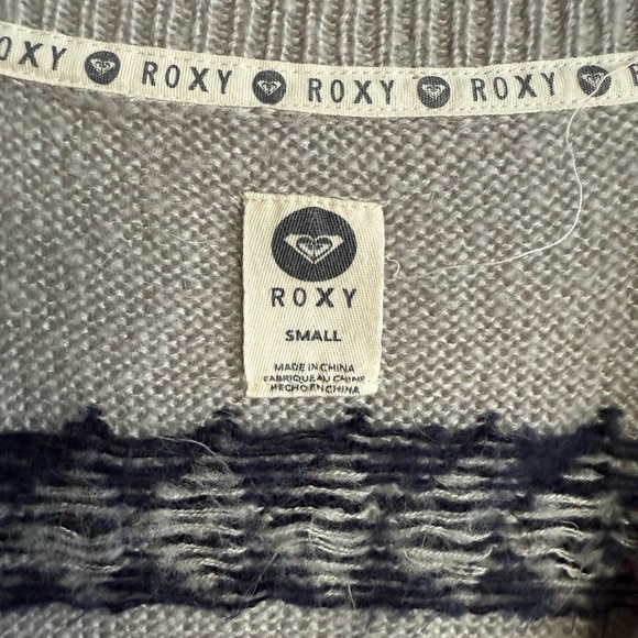 Roxy Gray and Mint Aztec Cardigan • Women’s small - Picture 2 of 7
